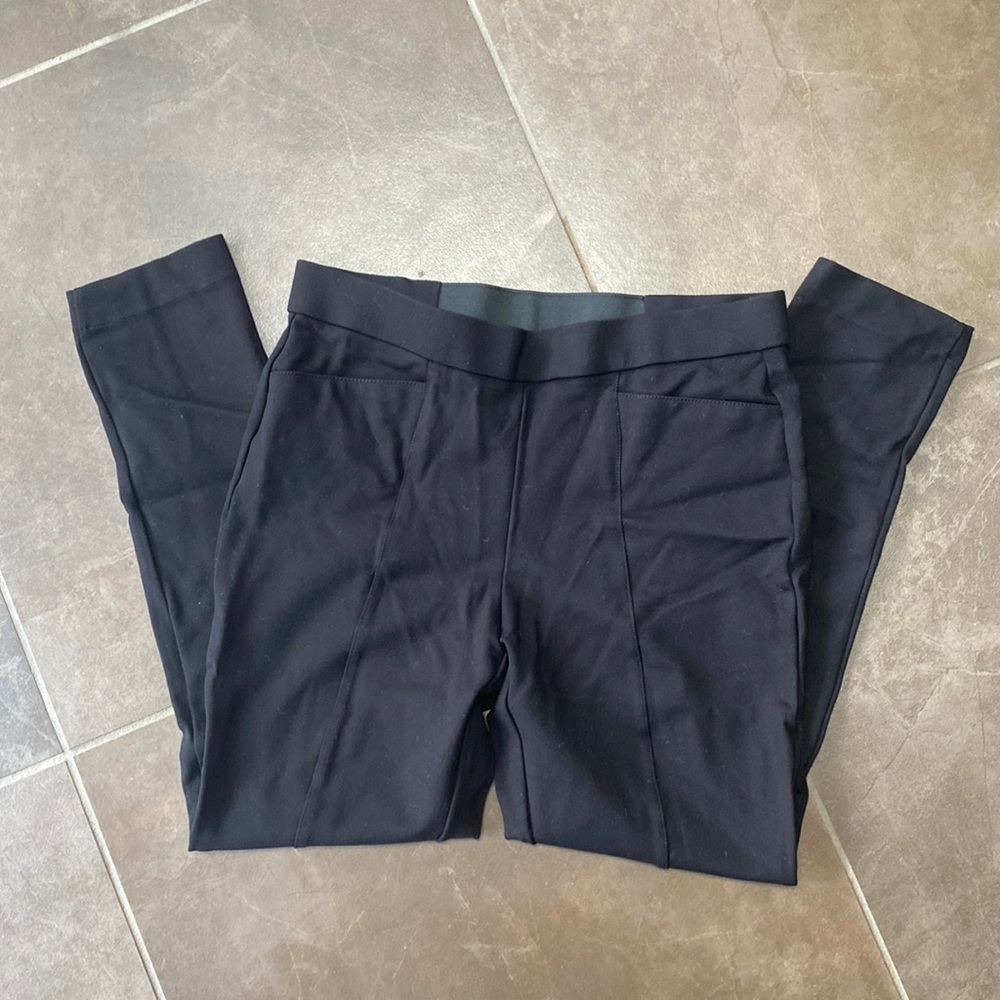 Anne Klein black skinny leg dress pants